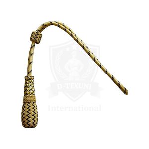 Nuevo Borla de Nudo de Espada Trenzada Dorada de la Mejor Calidad para Defensa, Accesorio de Decoración para Uniformes, Uso Exterior, Venta al por Mayor, Personalizado - Product Image 5