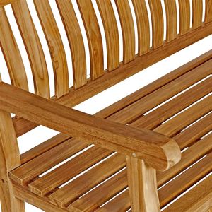 Modern <b>Teak</b> Wood Durable Eco-Friendly Weather Resistant Garden <b>Chair</b> for Park Use - Product Image 5