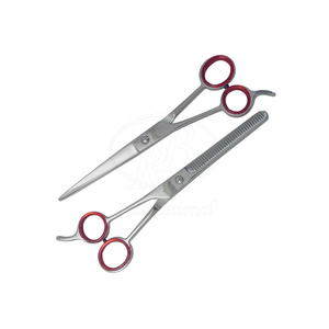 Horse Grooming Hair Cutting <b>Scissors</b> Set 7 Inch Stainless Steel Cutting & Thinning <b>Scissors</b> for Equine Grooming - Product Image 4