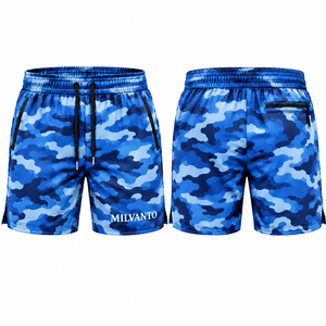 Royal Blue Custom <b>Camo</b> Athletic <b>Shorts</b> <b>Men</b> High Quality Quick Dry Breathable Moisture Wicking Gym Workout Training Sports <b>Shorts</b> - Product Image 1