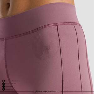 Leggings de yoga Mawra personnalisés à taille haute, extensibles dans 4 directions, écologiques et à séchage rapide pour la gym. Contrôle du ventre pour femmes - Product Image 5