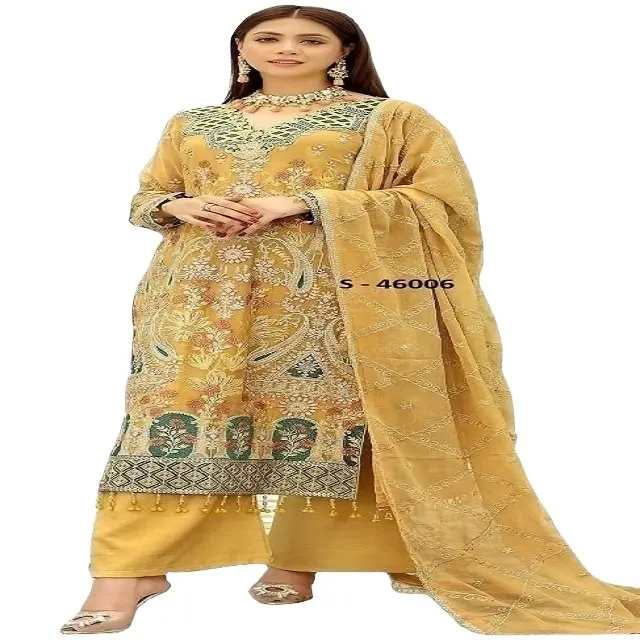 Vestido de boda de diseñador Trajes nupciales paquistaníes para el desgaste del partido Disponible en la ropa paquistaní India del precio asequible elegante