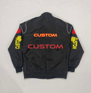 Chaqueta de Equipo de Motociclismo de Carreras, Manga Larga, Cortavientos para Hombre, 100% Algodón, Ropa Deportiva de Verano, Logotipo Frontal con Transferencia Térmica - Product Image 4