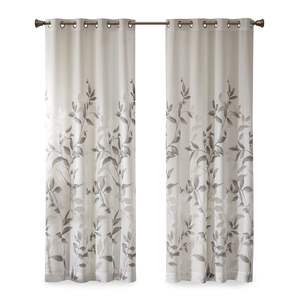 Pair of Burnout Printed Window Panels 2pcs <b>Curtains</b> & <b>Valances</b> - Product Image 1