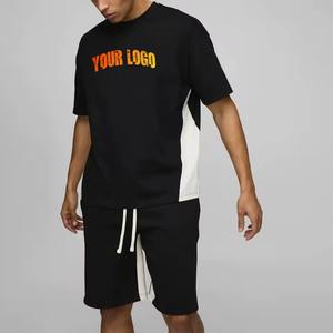 Ensembles de t-shirts pour hommes tendance 2021, nouveaux ensembles de shorts en deux pièces, t-shirts hip-hop pour hommes - Product Image 2