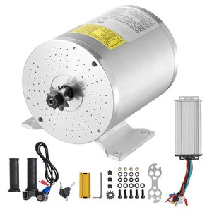 Kit Moteur Électrique CC Sans Balais 48V 4300 tr/min 2000W avec Contrôleur de Vitesse Amélioré et Poignée d'Accélération pour Karts et Vélos Électriques - Product Image 1
