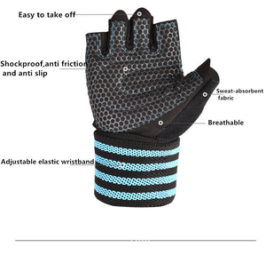 Guantes Deportivos Transpirables de Medio Dedo, Ligeros, de Poliéster, Impermeables, para Gimnasio, Levantamiento de Pesas y Entrenamiento - Product Image 2