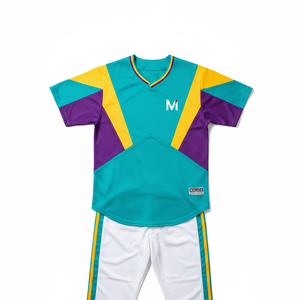 Uniformes de Béisbol Sublimados Personalizados, Camisetas de Equipo con Diseño de Botones Completos, Impresión de Alta Calidad, Colores Vibrantes, Ropa Deportiva Resistente - Product Image 1