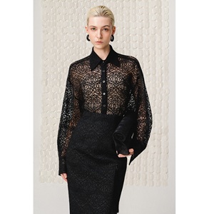 Wholesale <b>Women</b> Shirt ODM NOELLE FLORAL SHIRT Elegant <b>Long</b> <b>Sleeve</b> <b>Women</b> Tops And <b>Blouses</b> For Spring/Summer - Product Image 1