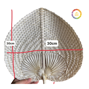 Folding Bamboo Hand Fan Portable Lightweight Durable Fan for Event <b>Wedding</b> Party Gift Decoration Custom Design Bulk Supply - Product Image 6