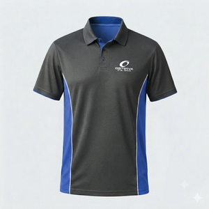 Chemise à manches courtes pour homme Ostriya, beige, rouge, bleu, uni, fermeture éclair sur le devant, tissu respirant en maille, polyester/coton, vêtements décontractés - Product Image 5