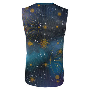 Camiseta sin mangas unisex para gimnasio, ropa de entrenamiento transpirable con logotipo personalizado, ropa informal con estampado único, modal/algodón de secado rápido - Product Image 2