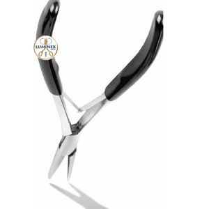 Pinzas para Extensiones de Cabello para Aplicar I-Tip y Remover K-Tip, Superficie Lisa y Plana con Dientes - Product Image 3