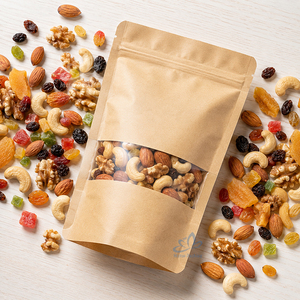 Sachet Doypack Personnalisé pour Muesli avec Fermeture Zip pour Céréales et Aliments, Emballage Plastique en Gros - Product Image 1