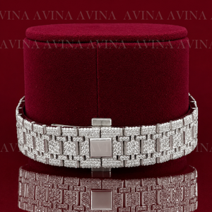 Reloj Automático de Lujo con Diamantes para Hombre, Reloj de Pulsera Mecánico de Acero Inoxidable, Estilo Hip Hop, Joyería Brillante - Product Image 2