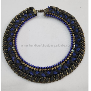 Collar elegante hecho a medida de cuerno y resina, joyería inspirada en la naturaleza con un toque artístico. Ideal para regalar y para fiestas - Product Image 6