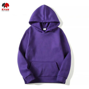 เสื้อฮู้ดดี้ผู้ชายแบบสวมหัว ปักโลโก้ได้ตามต้องการ ผ้าฝ้ายฟลีซ 100% ระบายอากาศได้ดี เหมาะสำหรับฤดูหนาว ดีไซน์ ODM ลายเรียบ - Product Image 3