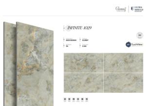 กระเบื้องพอร์ซเลนเคลือบเงาหรูหรา ดีไซน์เนอร์ ขนาด 800x1600 1200x1800 750x1500 มม. กระเบื้องแผ่นใหญ่ สำหรับวิลล่า โรงแรม และสำนักงาน - Product Image 5