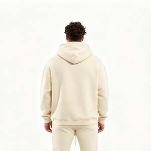 Sudadera con capucha unisex de felpa 100% algodón, personalizada con pedrería, corte holgado, con bolsillos, antiencogimiento, transpirable, con cremallera, 550 gramos - Product Image 4