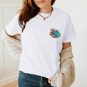 Chemises Western à manches courtes pour femmes Weetiotio, t-shirts vintage à motif de cowgirl et de poker avec numéro de cerise, tailles XS à 2XL - Product Image 3