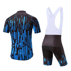 Tenues de cyclisme personnalisées OEM Ansis Star Industries : Maillots imprimés, cuissardes, écologiques, légers, rembourrés, en Spandex/Coton - Product Image 2