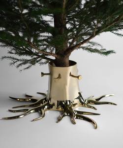 Grand support pour sapin de Noël, ornement de Noël, support décoratif pour arbre, centre de table, décoration de maison pour les fêtes, décoration de table festive - Product Image 1