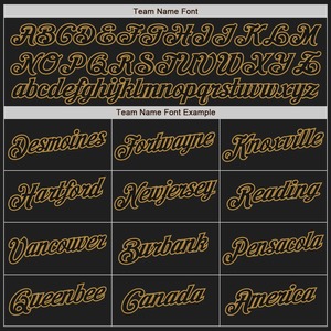 Camiseta de Béisbol OMMiZ Antibacteriana de Primera Calidad, Personalizada para Hombre, Blanca y Negra con Detalles en Oro Viejo, Auténtica y a la Moda - Product Image 6