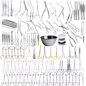 Ensemble chirurgical de laparotomie professionnel de haute qualité, 1245 pièces, en acier inoxydable, boîte de stérilisation, équipement de chirurgie abdominale - Product Image 1