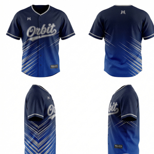 Professional Sublimated <b>Baseball</b> Jersey Custom Fit Breathable Mesh Material Vibrant Design Sports Team Uniforms OEM - Product Image 6
