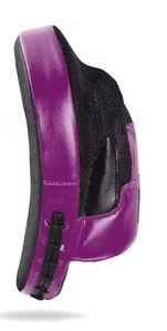 Mitaines de boxe en PU violet et noir avec fermeture auto-agrippante, équipement de protection respirant pour adultes unisexe - Product Image 3