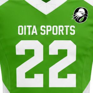 Ensemble de football américain vert et blanc pour hommes, uniformes d'équipe, maillots et shorts, équipement complet, vêtements de sport respirants, durables - Product Image 5