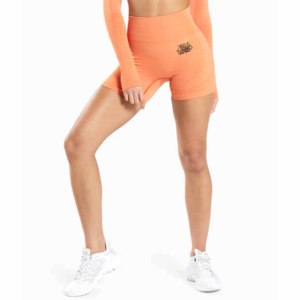 Shorts de sport taille haute en tricot 100 % coton pour femme, respirants, séchage rapide, taille élastique, style streetwear - Product Image 4