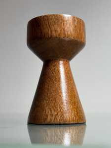 Hand Carved Minimalist wooden <b>tealight</b> <b>holder</b> Scandinavian modern candle <b>holder</b> solid wood hygge decor - Product Image 5