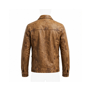 Chaqueta de cuero premium de alta calidad, muy elegante y genial para hombres. - Product Image 3