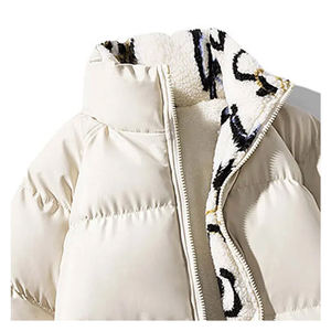 Chaqueta de Plumón Cortavientos Transpirable de Invierno para Hombre, con Logotipo Personalizado OEM, Cuello Alto, Cálida, Tallas Grandes, con Cierre - Product Image 2