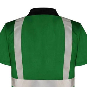 Camiseta reflectante con logotipo personalizado para hombre, camisa de seguridad reflectante de alta visibilidad, polo de trabajo de alta visibilidad, estilo más reciente - Product Image 5