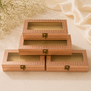 Boîte de rangement écologique, boîte cadeau en tissu cuir, fermoir à bras oscillant en bronze, poignée design, boîte à monnaie, boîte à fruits secs design - Product Image 1