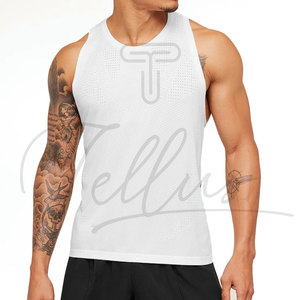 Camiseta sin mangas más vendida a precio económico para hombre, diseño y talla personalizados, camiseta sin mangas para uso fitness. - Product Image 3