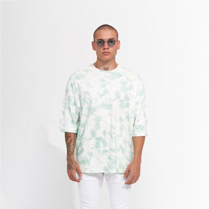 Camiseta para hombre, 240 GSM, algodón, corte holgado, estilo urbano, camiseta de alta calidad para sublimación, serigrafía, peso pesado, oversize. - Product Image 1