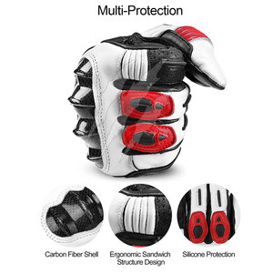 High Quality Leather Made Motorbike <b>Gloves</b> Riding Racing Safety <b>Touchscreen</b> Motorbike <b>Gloves</b> - Product Image 2