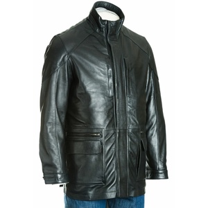 Top Selling <b>Men</b> Vintage Genuine Leather <b>Long</b> <b>jacket</b> For <b>Men</b> Breathable Winter Wear Casual <b>Long</b> <b>jacket</b> - Product Image 1