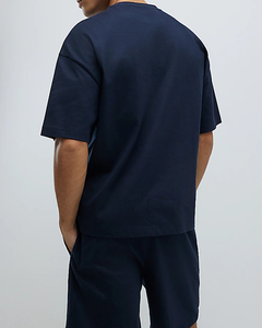 Ensemble de survêtements décontractés personnalisés pour l'automne, ensemble court 2 pièces, t-shirt à manches courtes pour femme, ensemble de shorts pour homme, unisexe, en fibre de bambou, polaire, séchage rapide - Product Image 2