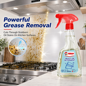 Détergent à l'huile lourde Getsun, dégraissant <span class=keywords><strong>pour</strong></span> cuisine, spray nettoyant, éliminateur de graisse, nettoyage en profondeur des taches sur les hottes, les cuisinières et les fours - Product Image 1