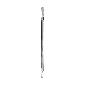 Extracteur de comédons UBI 13 cm en acier à haute teneur en carbone, double extrémité, boucle d'extraction de précision pour points noirs, points blancs et comédons faciaux - Product Image 3