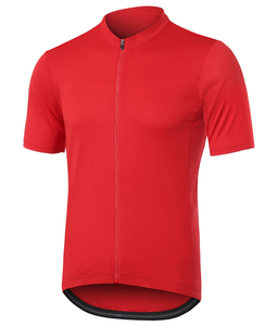 Jersey de Ciclismo Blanco de Manga Corta para Hombre, Cuello Alto con Cremallera, Transpirable, Ajustado, de Poliéster, Camiseta Deportiva de Verano de Secado Rápido, Superventas - Product Image 2