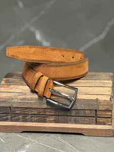 Cinturón de Cuero Vacuno Suave para Hombre, Hebilla Cuadrada de Acero, Estilo Casual y de Negocios, Venta al por Mayor, Cinturón Genuino - Product Image 5