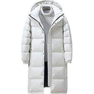 Parka longue matelassée résistante au vent, protection ultime contre le froid, rembourrage épais, pour activités de plein air - Product Image 3