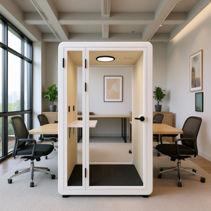 Cabina Telefónica Acústica para Oficina Solo Plus HIPOD, Cabinas de Reuniones Modernas para Oficina con Excelente Aislamiento Acústico - Product Image 3