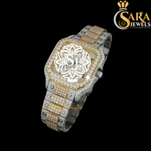 Personnaliser Cadran Carré Cadran Analogique Calendrier Complet Glacé de Haute Qualité Montre Moissanite Coupe Baguette Pour Hommes/Montre Hiphop - Product Image 4