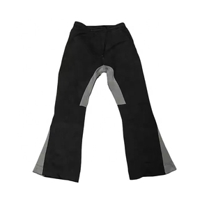 Dual Layer Woven Defense Plaid Trousers Men Winter Street Wear Heavy Weight Wide Leg High Density Bottoms - Product Image 1